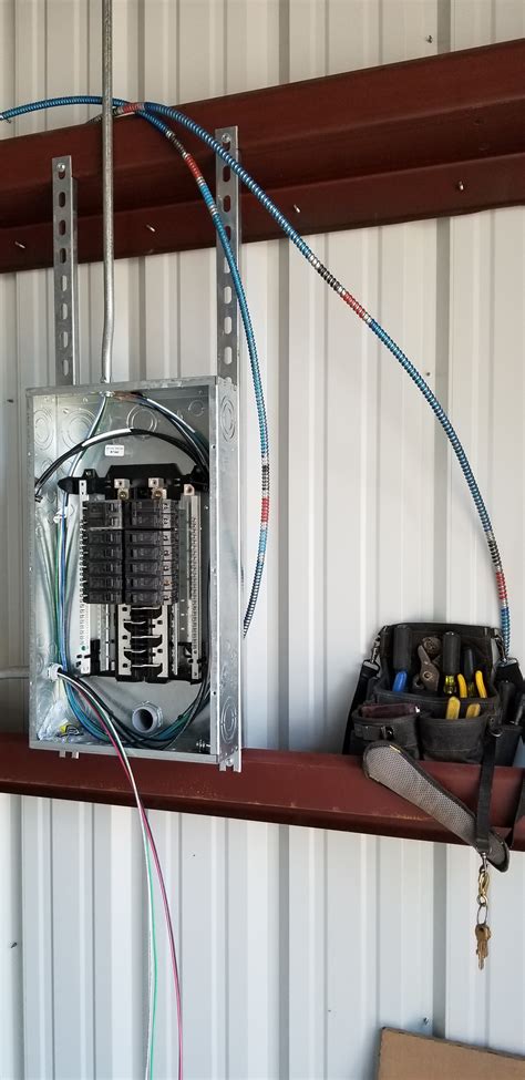 how to mount breaker box in metal building|can you mount electrical panels in metal.